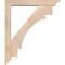 Ekena Millwork Merced Traditional Smooth Bracket w/ Offset Brace, Douglas Fir, 5 1/2"W x 34"D x 40"H BKT0604X34X40MRC01SDF - alternate 4